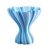 Vaso Stampa 3D Integrato Vasi Stampati, Elegante Vaso Pieghettato, Fioriera Minimalista Intrecciata Portafiori Decorativi Multiuso, Nordico