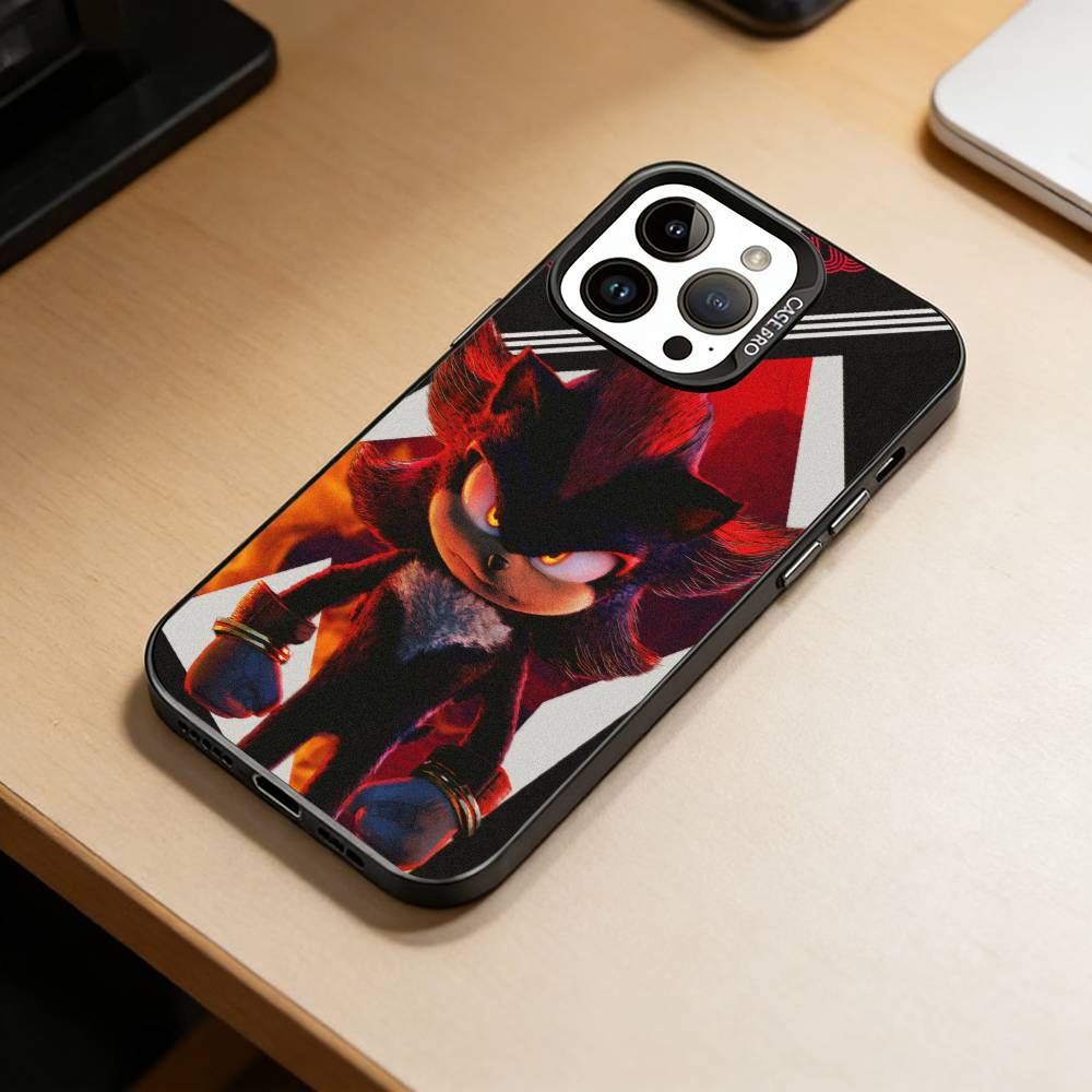 S-Shadow the Hedgehog  Phone Case For iPhone 17,16,15,14,13,12,11 Plus,Pro Max,XS,Colorful Silver Phone Case Funda Cover