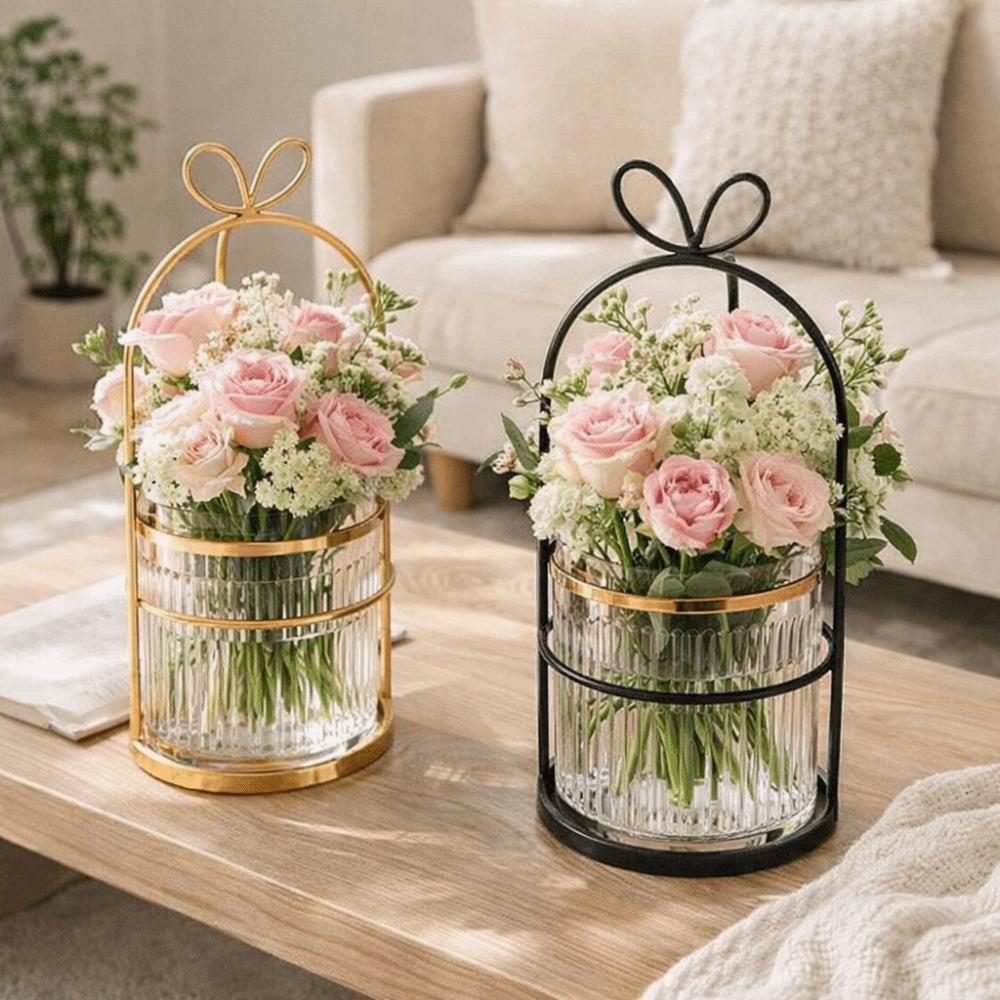Nordic Style Flower Pot Iron Wrought Art Plant Flowerpot Flower Holder  Flower Arrangemen