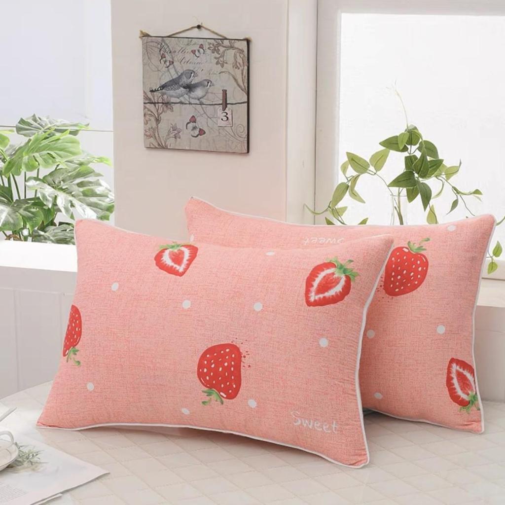 Neck Support Pillow Pair with Pillowcases for Adults & Students - Perfect for Home or Dorm