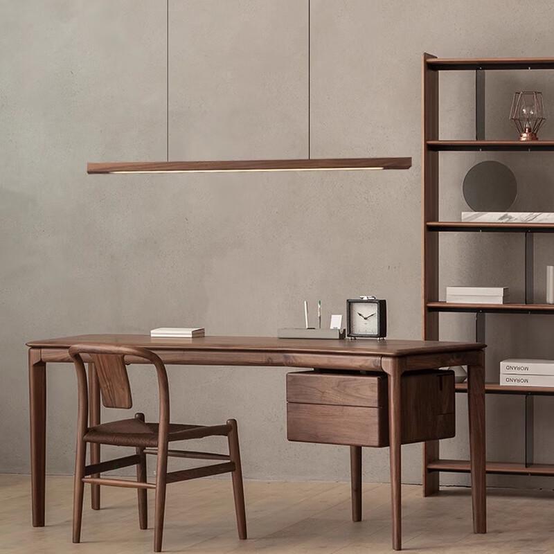 UOSU Nordic Solid Wood Linear Chandelier