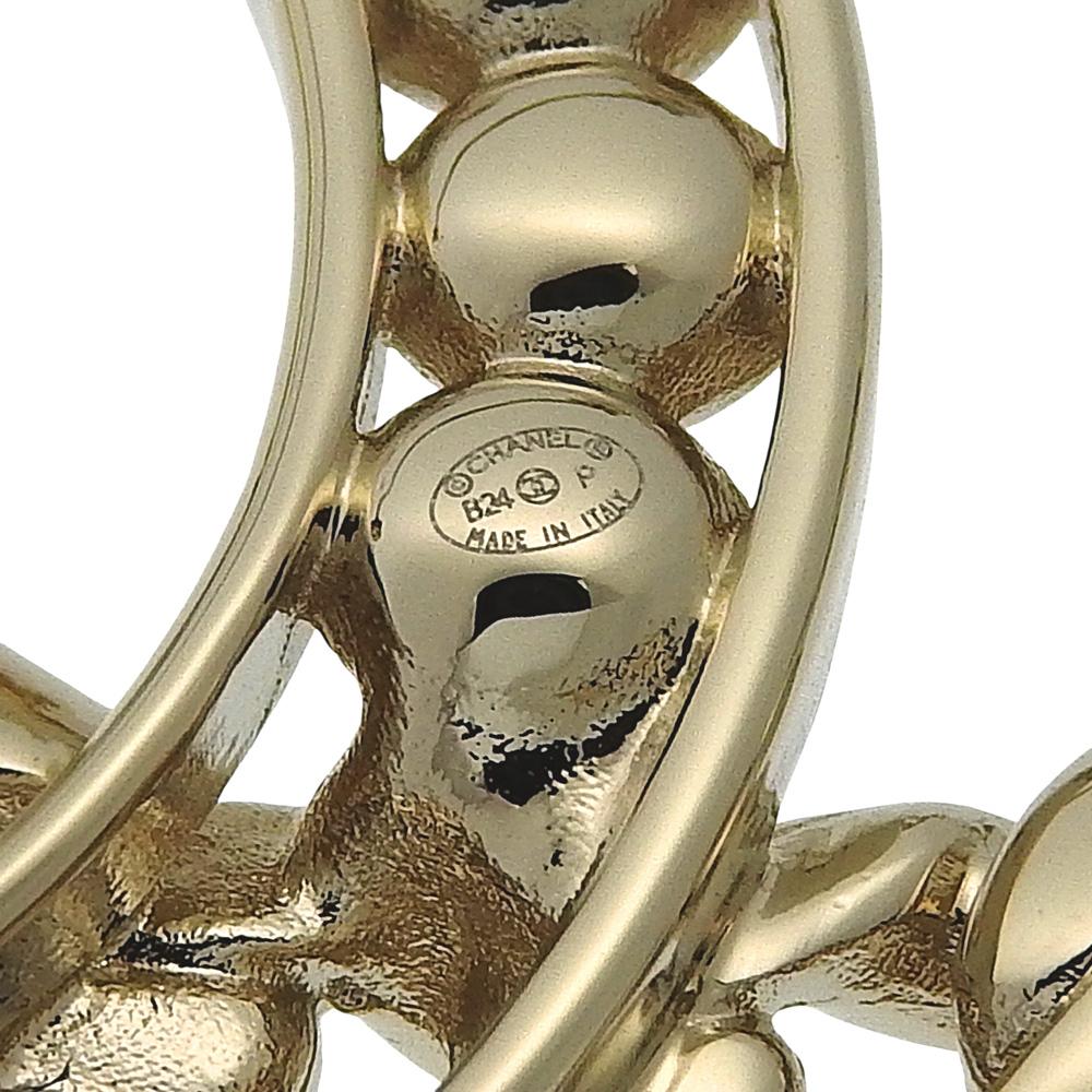 Chanel Broșă COCO Mark ABD111 B16035 Auriu șampanie metalic/Stras 18g Femei Folosit