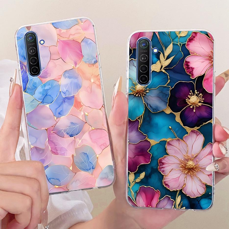 For Realme X2 Case Realme XT RMX1921 Luxury Butterfly Tree Painted Cover Soft Slim Phone Cases For Realme X2 Pro RealmeXT Fundas