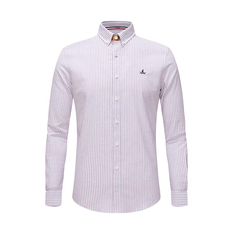 Navigare Men s Striped Oxford Long-Sleeve Warm Shirt M