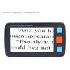 5.0in Electronic Digital Magnifier Portable Reading Aid 4X‑32X Zoom 17 Color Mode Folding Handle for Low