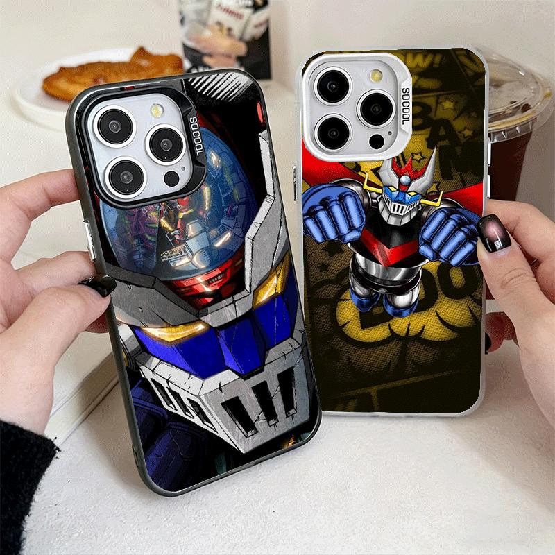 M-Mazinger Z Anime Soft Phone Case for iPhone 15 16 17 Pro Max 17Air 16E 14 Plus 13 12 Mini Shockproof Cover Back Shell