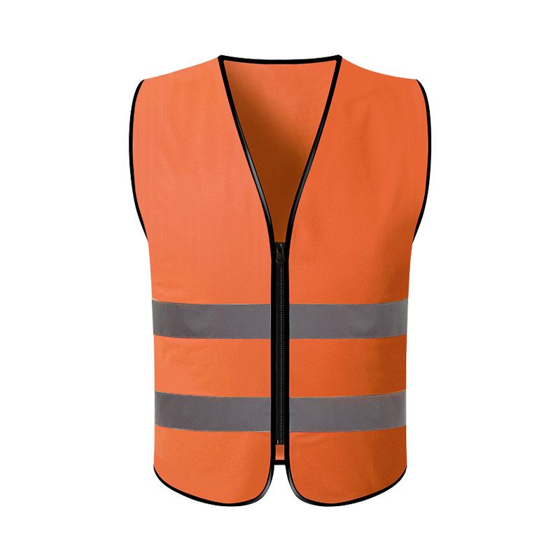 Reflective Multi-Pocket Safety Vest for Construction, Cycling, and Sanitation Workers