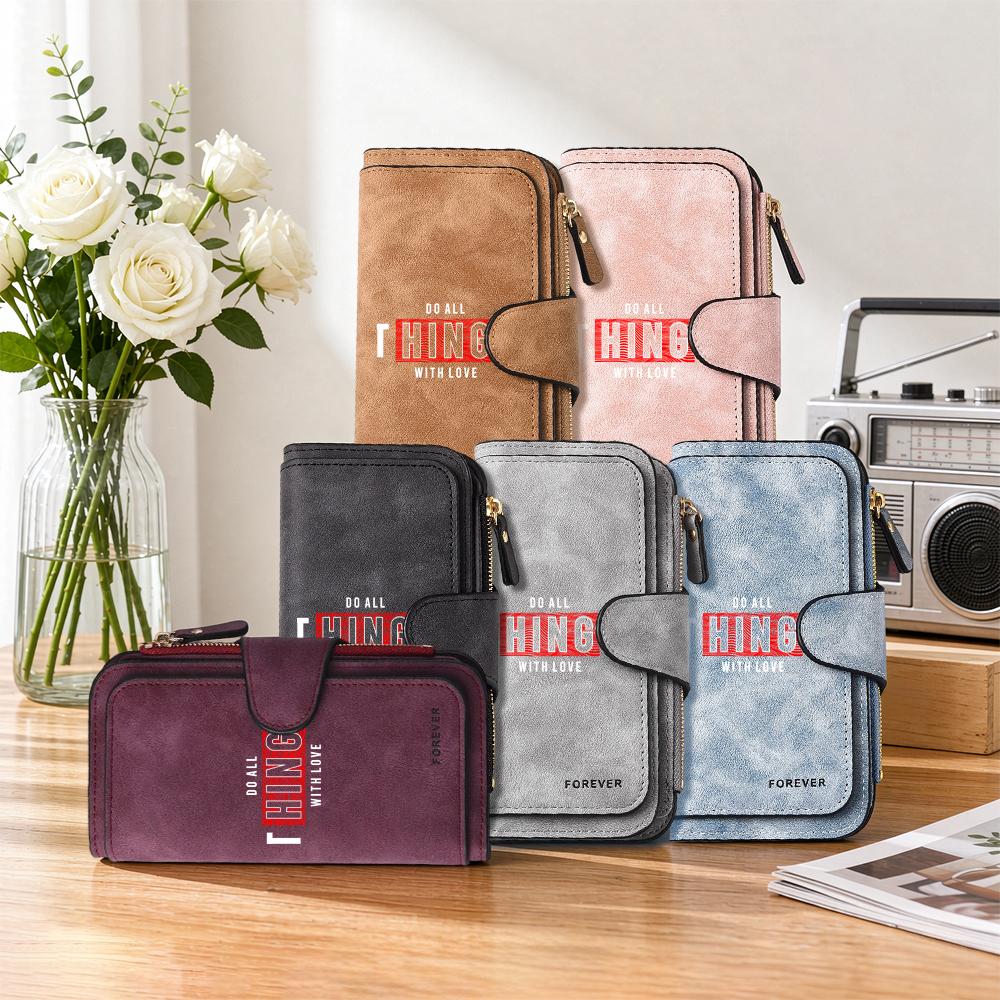 Stylish Long Wallet Leisure Card Holder Portable Purse