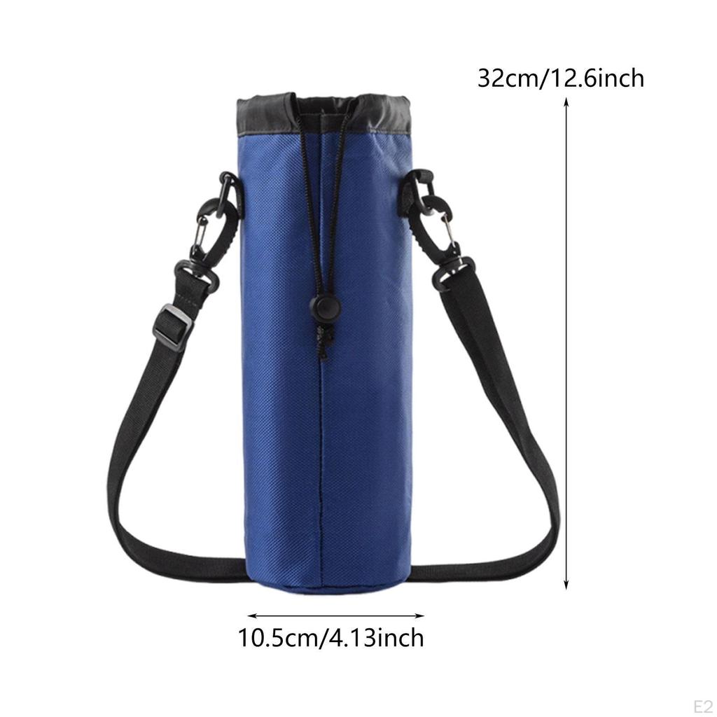 Insulated Water Bottle Bag Carrier Holder Case Drink Tote Sleeve for Traveling