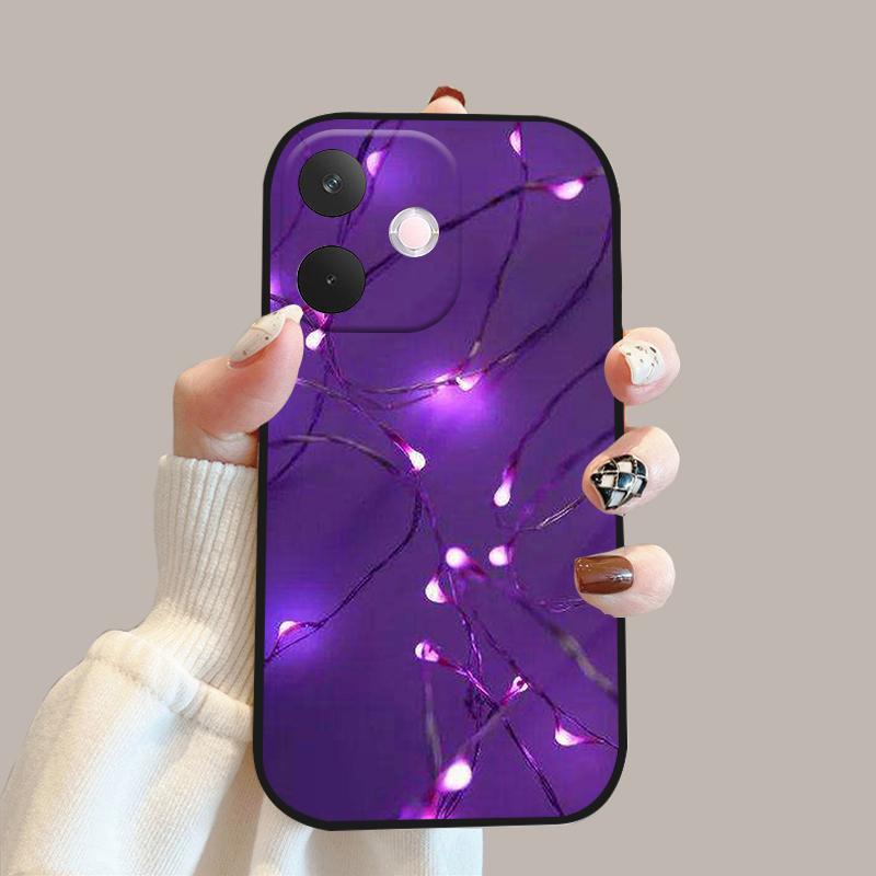 Dla Oppo A5 Pro 5G Miękkie Etui Kwiaty Moda Silikonowe TPU Zderzak Telefonu Pokrowiec Dla Oppo A 5 Pro 5G Urocze Ochronne Etui Fundas