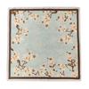 100% Mulberry Silk Square Scarf 53x53cm Floral Print Neckerchief Women