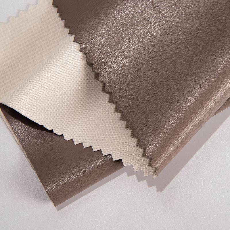 Stretch Nappa New Leather Knit Skirt - Wash-Free PU