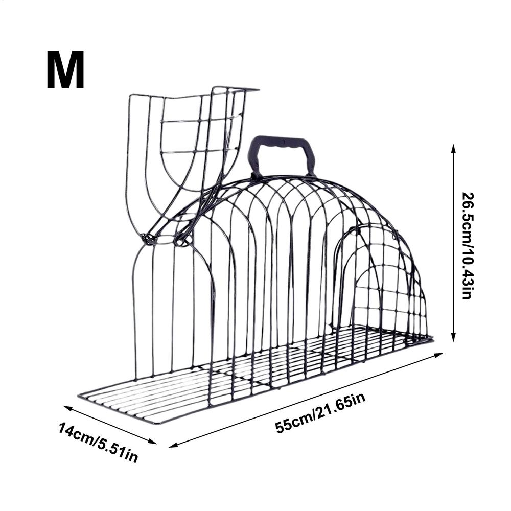 Cat Cage Anti-Scratch Grooming Cage for Cats Mesh Metal Tool for Pet Washing Grooming Travel Car Ride Home Puppy Indoor Kitten