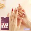 Glam Shell&Glitter Nail Stickers 24pcs | Self-Adhesive Strips, Bold Chic Mix, Quick 5-Min Manicure