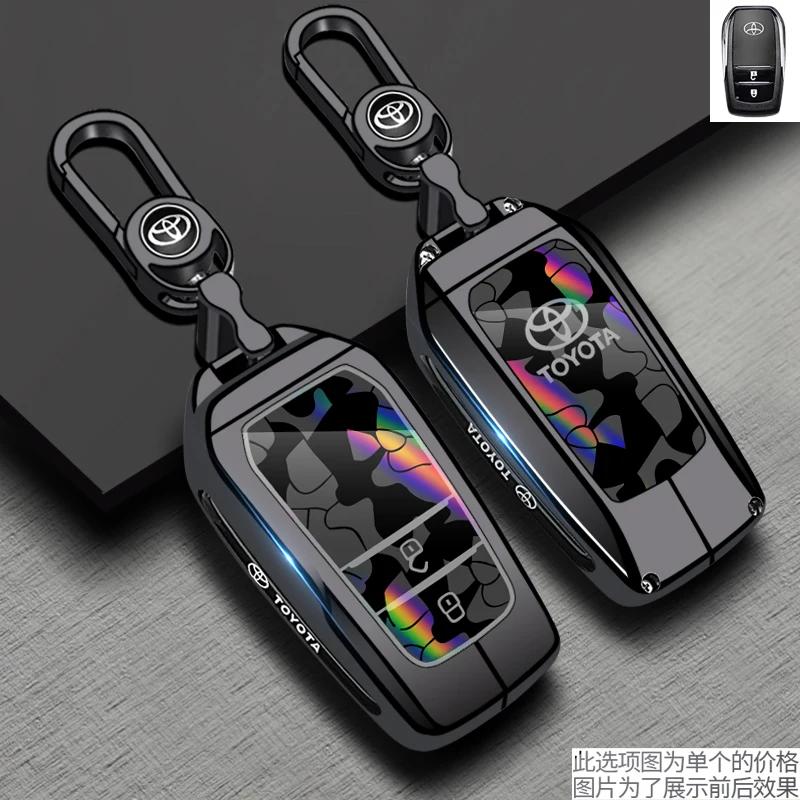 Car Remote Key Case Cover Shell For Toyota Corolla Prius Camry CHR C-HR RAV4 Altis Land Cruiser Prado Protector Keyless