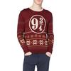 HARRY POTTER Mens 9 3/4 Christmas Sweatshirt