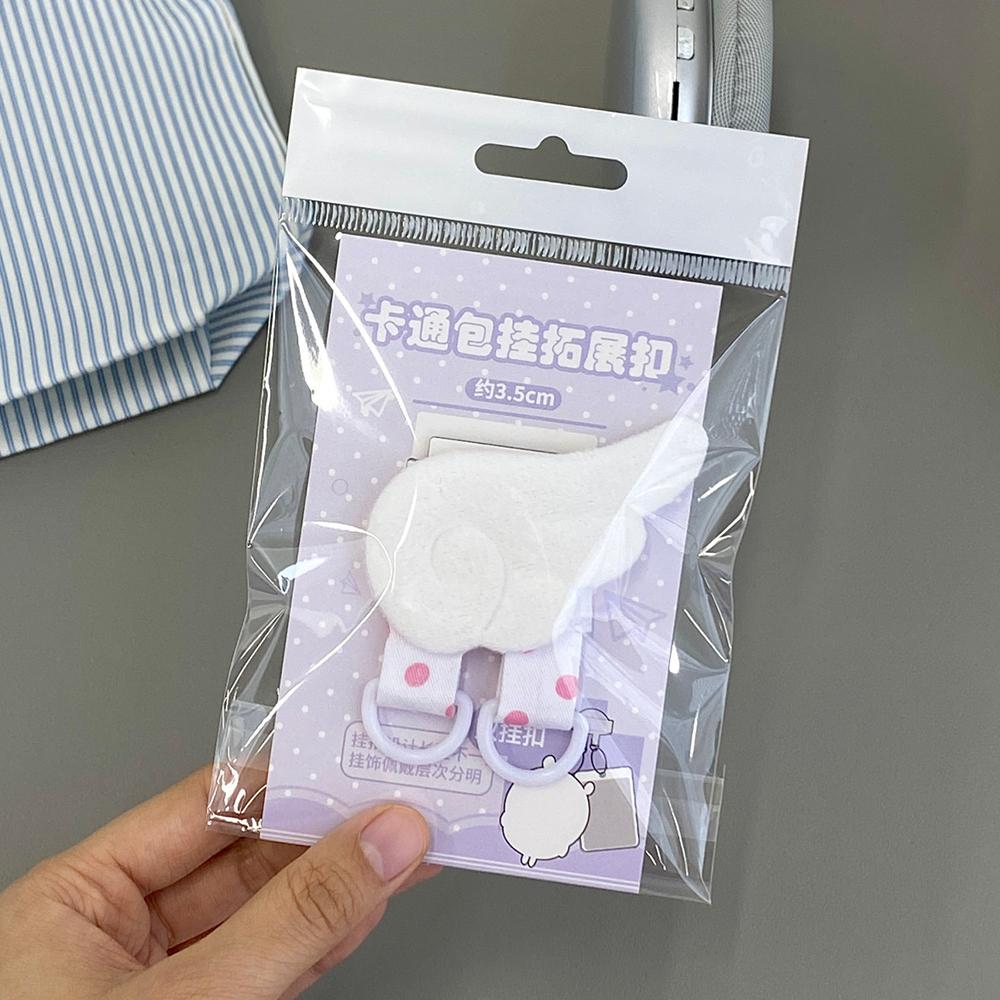 Kawaii Plüsch Flügel Taschengurt Verlängerer Niedlicher Stern Taschengurt Verlängerer Mit Doppelring Tasche Organizer Für Kpop Fotokarten Halter