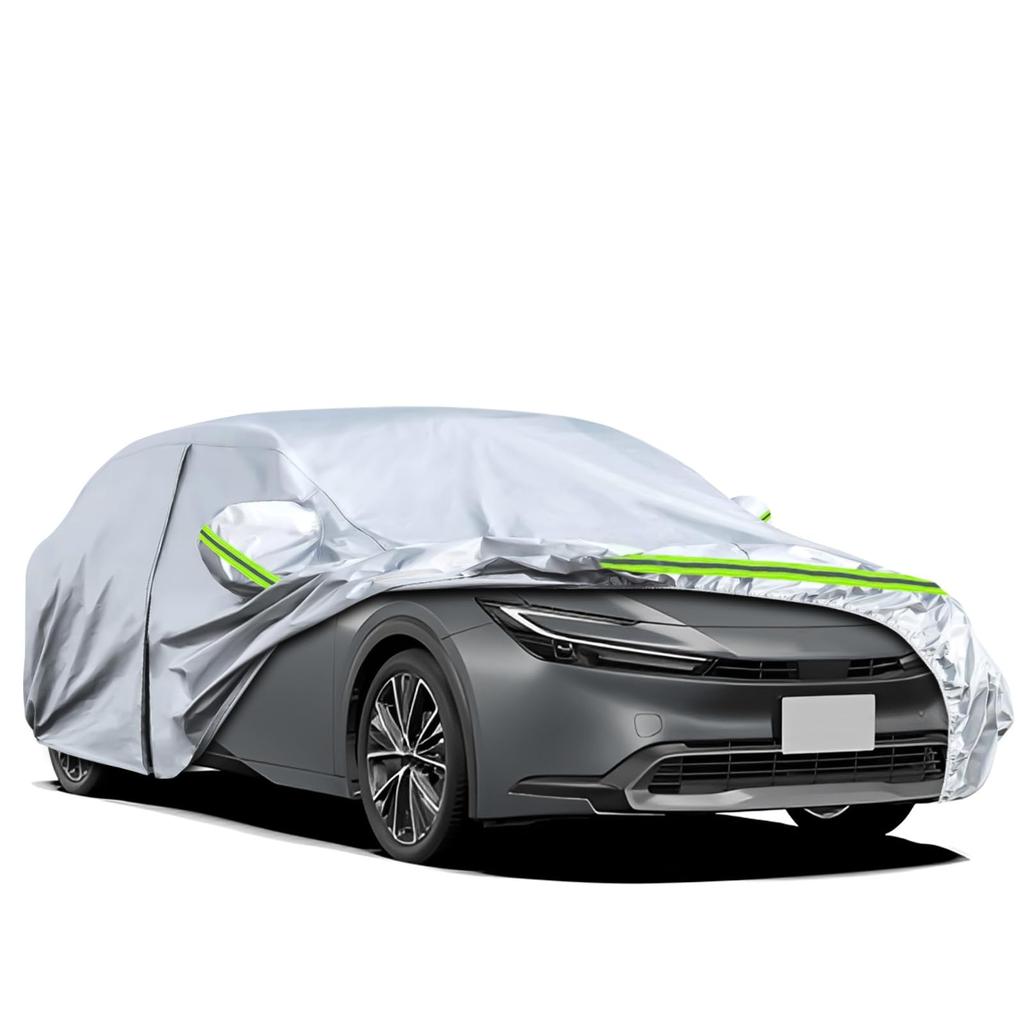 Syncnika Car Cover for Prius and Protects Against Yellow Sand and Includes Elastic Windproof Suitable for All Seasons (2015-2024) ZVW50/ZVW60,