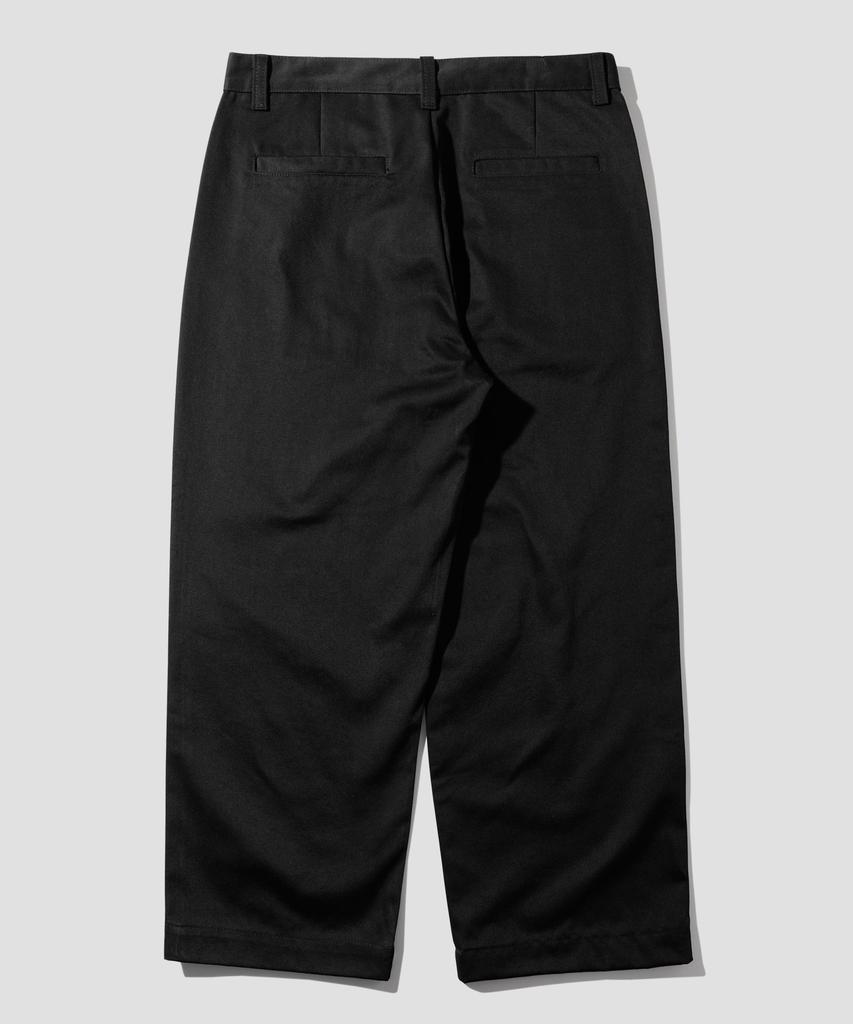 PERSTEP Mix Wide Chino Pants Black Julp4687