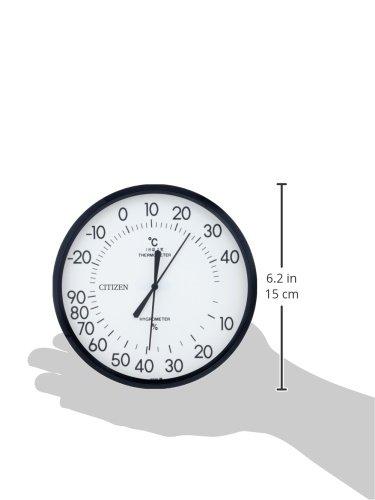 RHYTHM Citizen Temperatur-/Fuktighetsmåler Hengende Type TM-42 Hvit CITIZEN 9CZ013-003