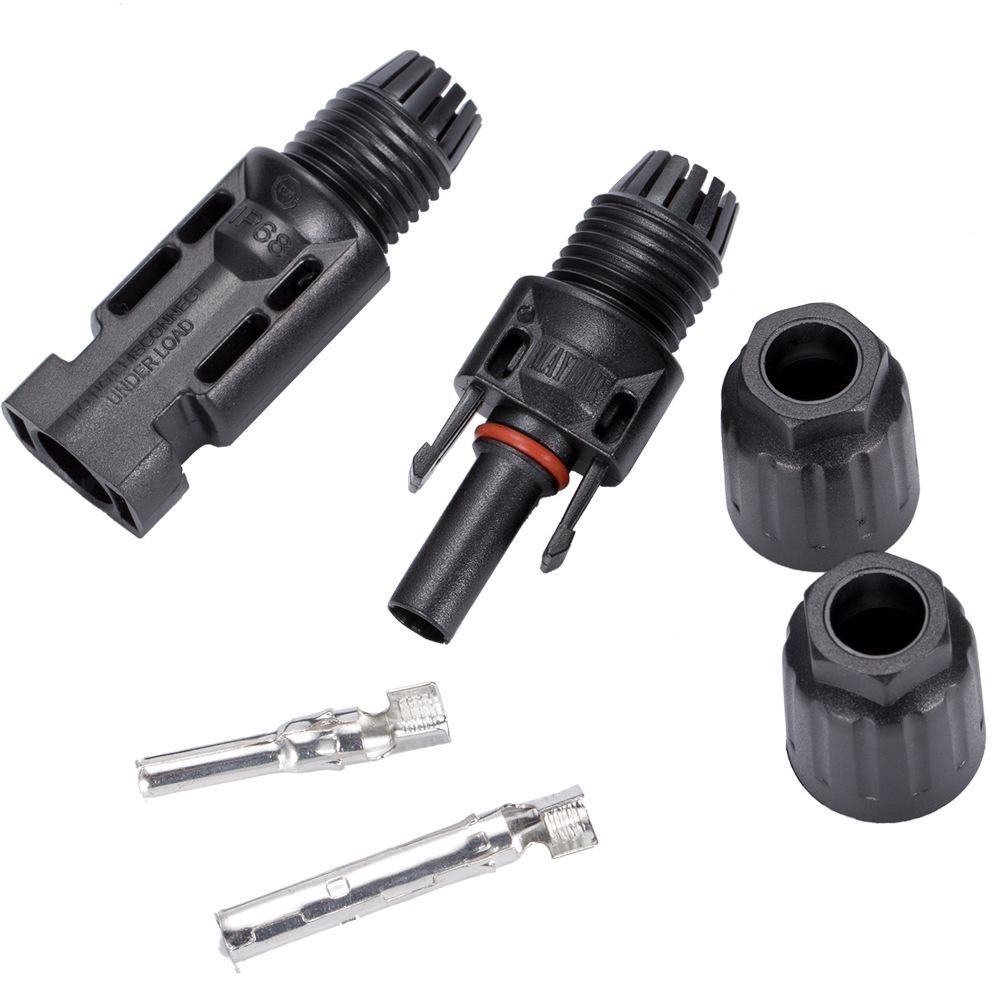 TUV Certified Waterproof MC4 Male-Female Solar Connector