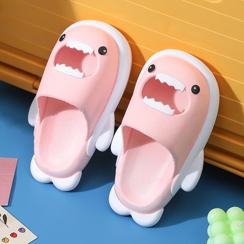 

Children s slippers summer new girls cartoon non-slip soft bottom medium and small children indoor home boys children cool slippers 34/35 рожевий