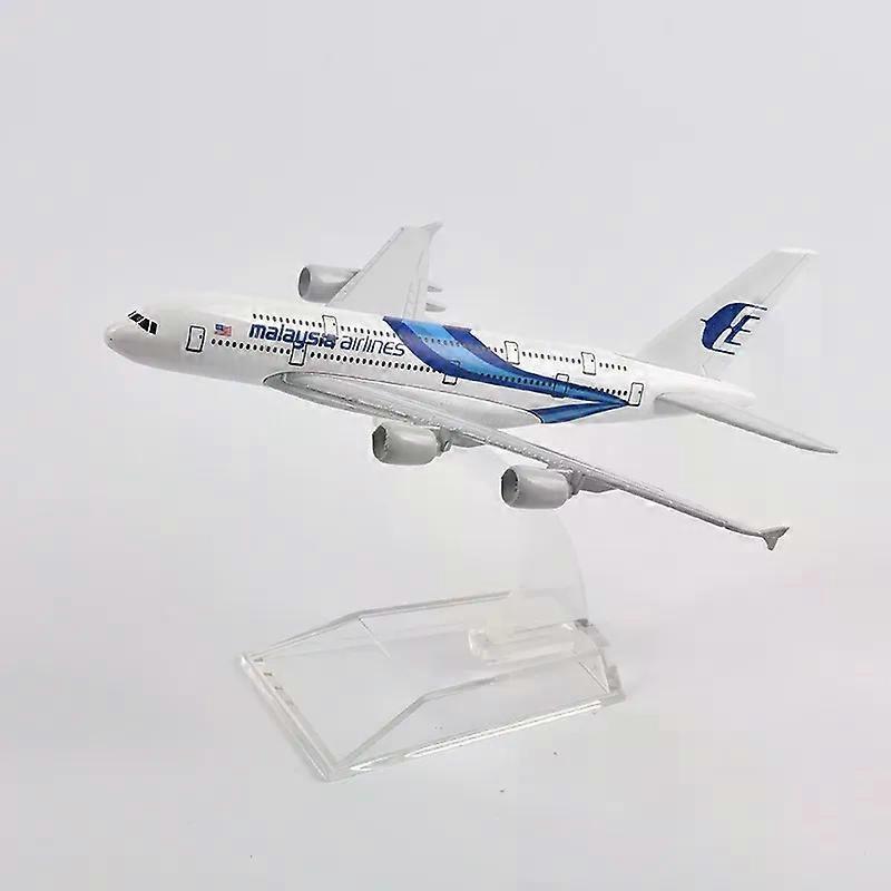 Malaysia Airlines Airbus A380 Airplane Model Aircraft Diecast Metal 1/400 Scale Planes