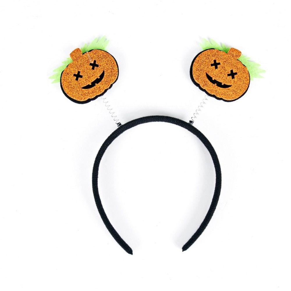 

Хэллоуинская повязка на голову с крыльями летучей мыши, шляпа ведьмы, аксессуары для волос, повязка на голову с черепом, макияжный бал style 1