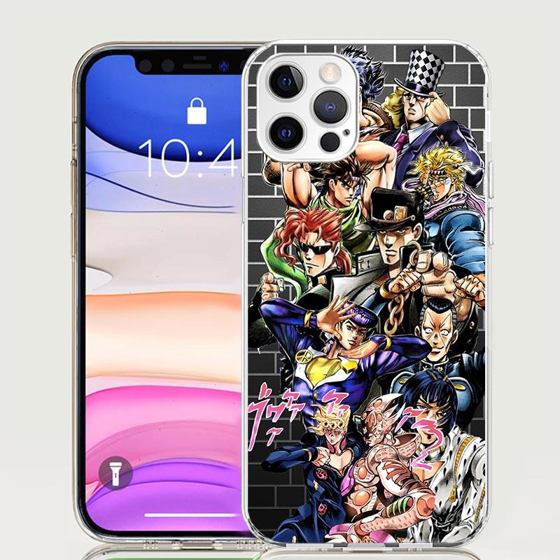 

JoJo s Bizarre Adventure Все чехлы для телефонов Для iPhone 17 Air 16 15 Plus 11 14 Pro Max 13 Mini 12 7 8 + SE Узор Арт Индивидуальная Обложка iPhone 12 Pro Max