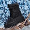 New Snow Boots for Men In Winter, with Added Fleece and Thick Thickness for Outdoor Anti Slip and Warm High Top Men's Boots. Mid