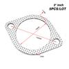 car Exhaust Gasket Flange 5pcs/Lot 2.25/2.5/2.75/3 inch Car Exhaust joints Engine Gasket/ Universal junta escape