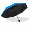 8‑Rib Automatic Umbrella, Uruguay National Team Design Foldable Umbrella for Sun Rain Protection Travel