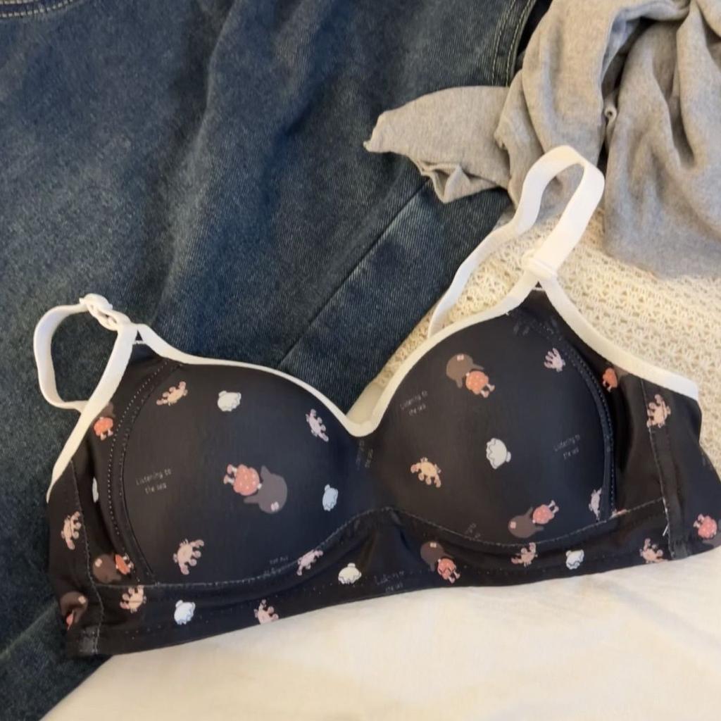 Push Up Bras Women Sexy Backless Underwear Girls Cute Lingerie Underwear Wireless