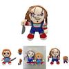 Adorável Boneco de Pelúcia Chucky Design de Abóbora Para Halloween Decoração Criativa e Presentes