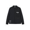 Men's Alphabet Logo Athleisure Casual Sports Jacket Black F11M229402F-BK