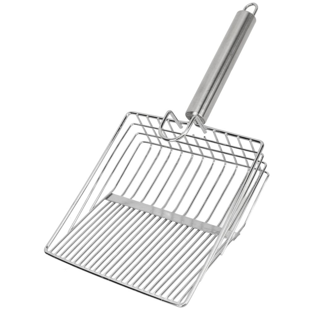 Katzenstreuschaufel Metall Verbreitert Effizient Kätzchenstreu Siebschaufel für Katzentoilette