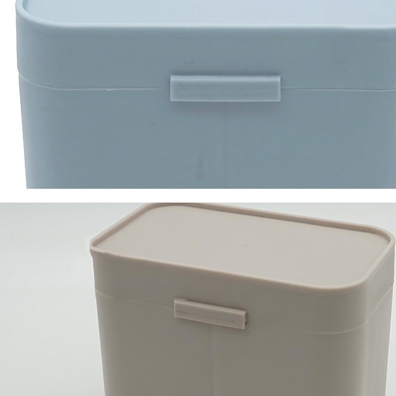 Cotton Pads Swab Nail Wipes Makeup Brushes Organizer Storage Box Holder Container Case Independent Double-Compartment