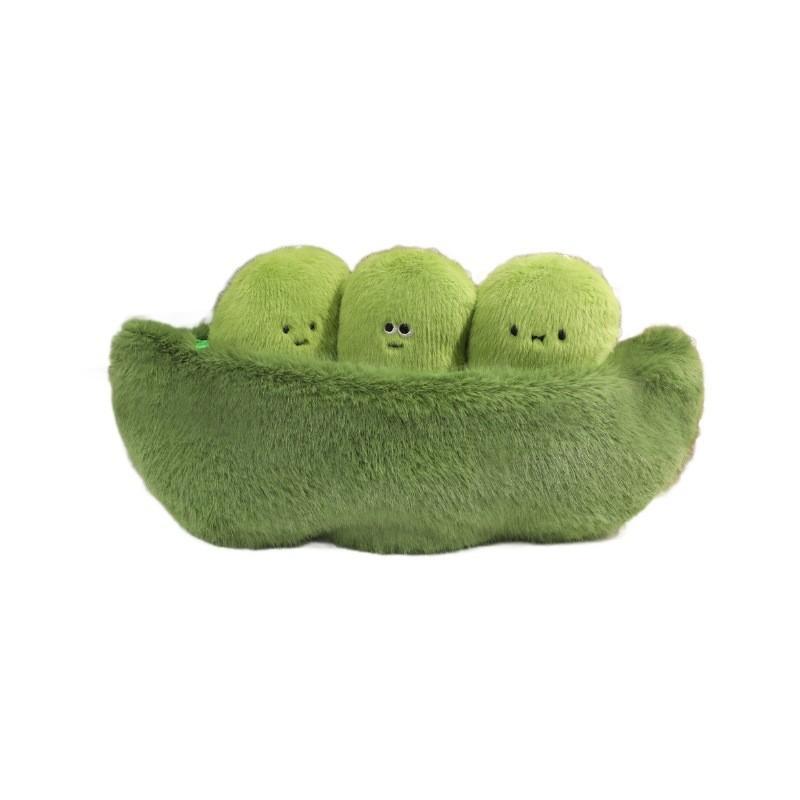 Bean Pod Plush Toy With Pp Cotton Soft Material For Kids And Collectors