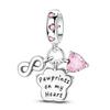 New Charms Pendant 925 Silver Sweet Bear Sun Moon Eyes Charms Beads Fit Bracelet Bangle Necklace For Women Jewelry Gift