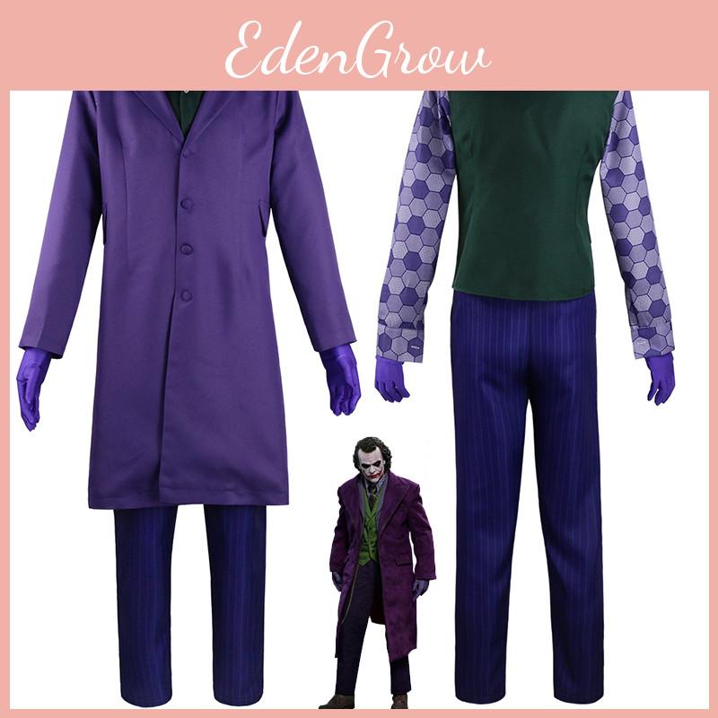 The Dark Knight Joker Suit Coat Cosplay Costume For Halloween And More