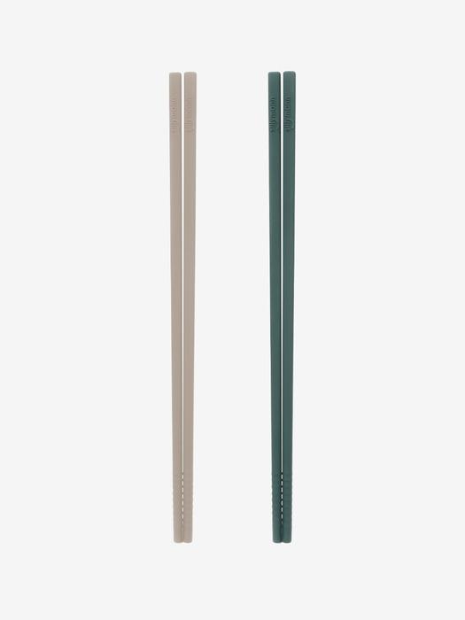Sillymann [Siliman] Silicone Harmony Regular Chopsticks WSK4030 Ocean Green