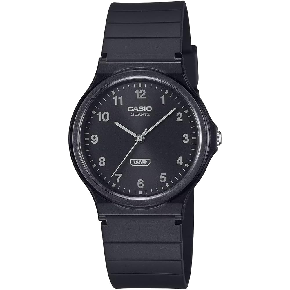 Casio Chupacasi MQ-24B-1B Unisex Analog Watch Biomass Plastic Band Black