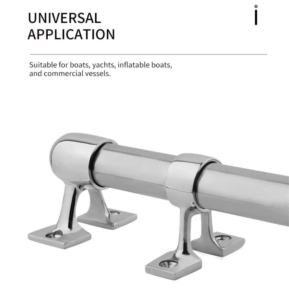 90° Boat Hand Rail Fitting Stainless Steel Railing Part Secure Marine Handrail Bracket Ship