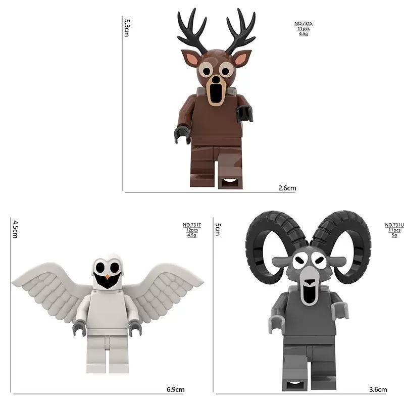 99 Nights in The Forest Mini Blocks Toys with Light 99 Nights in The Forest Deer Building Blocks Set for Kids Christmats Gifts