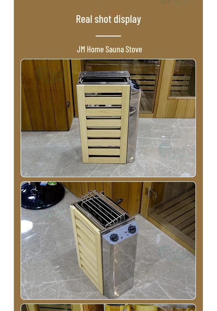 3KW/3.6KW 110V Stainless Steel Mini Sauna Heater with Internal Control