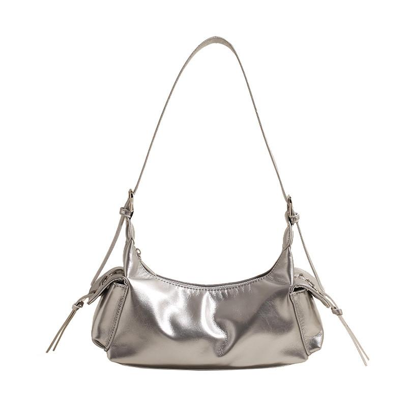 Ielgy Korean Version Trendy Hot Girl Style Bowknot Motorcycle Bag Fashion One-Shoulder Messenger Dumpling