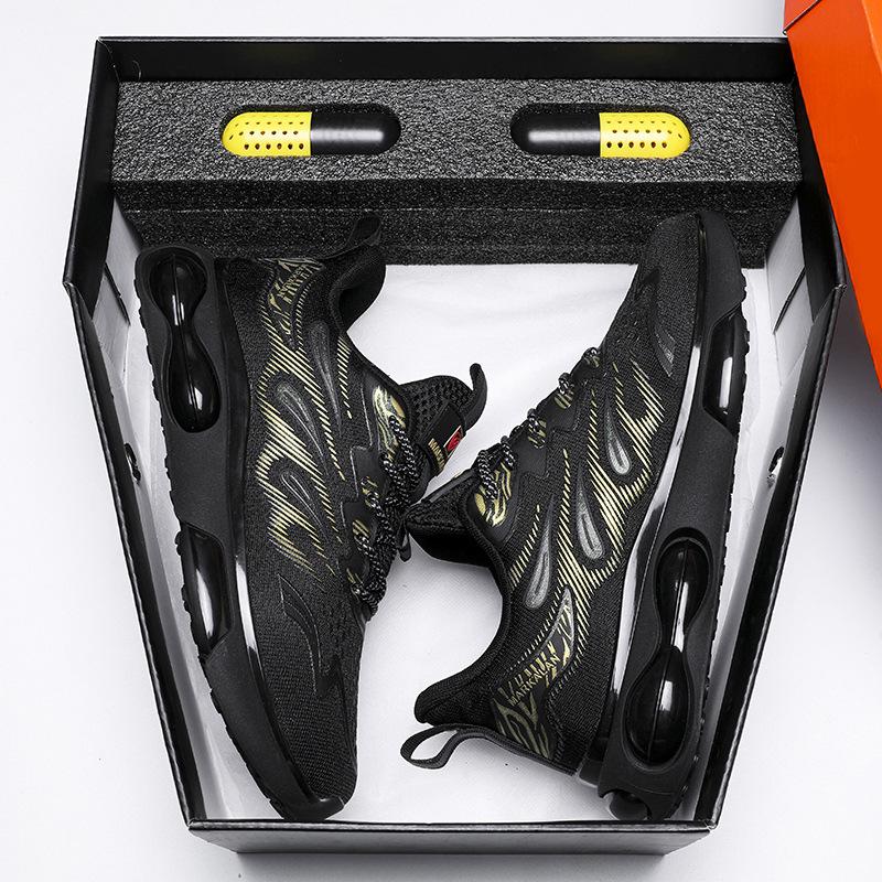 Summer air cushion running shoes trend 3D three-dimensional large size sports shoes casual shoes men's shoes joint 2025 shoes