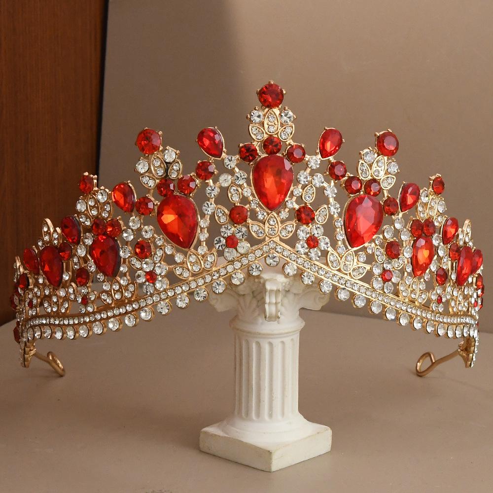 European and American Bestseller Rhinestone Princess Crown Headband for Weddings and Birthdays