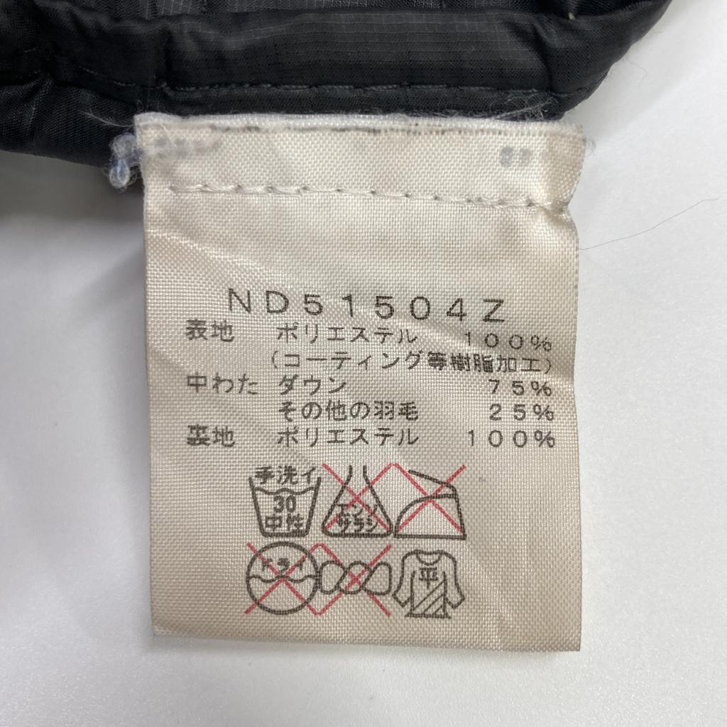 The North Face ND51504Z Black Hooded Down Jacket Jacket L blackUsed