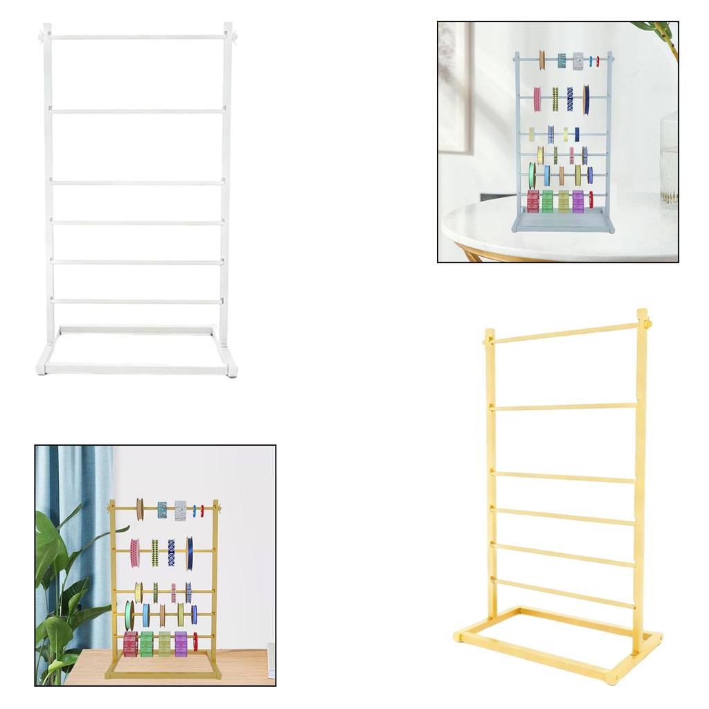 Ribbon Organizer, Ribbon Display Shelf, Space Saving Ribbon Holder, Ribbon Rack Ribbon Storage Stand,